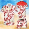 Arsenal Hawaiian Shorts and Shirt Summer Beach Shirt Full Over Print