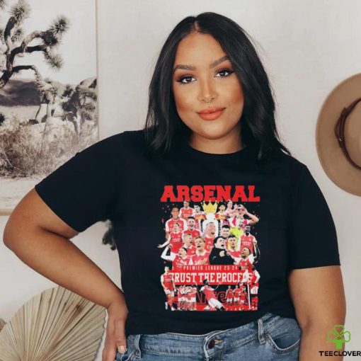 Arsenal Premier League 2023 2024 Trust The Process Shirt