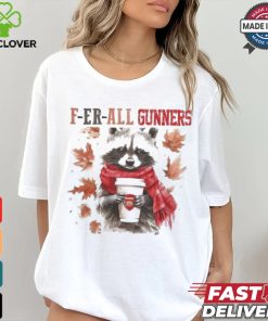 Arsenal Raccoon Fan F er all Gunners In Fall Season T shirt