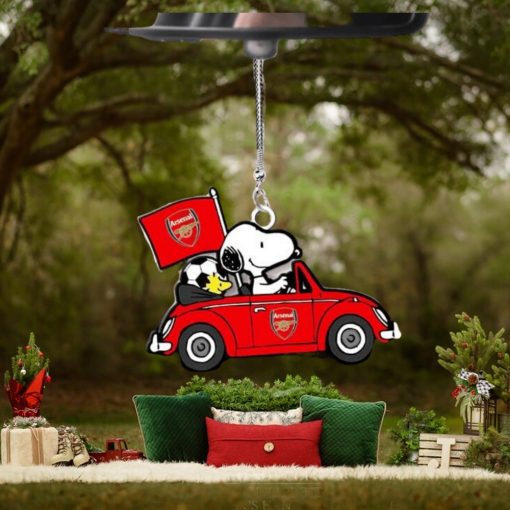 Arsenal Snoopy Peanut Car Acrylic Ornament