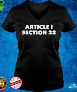 Article I section 23 shirt