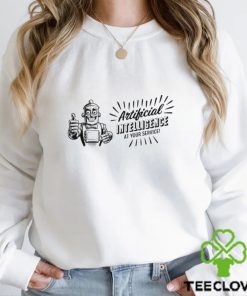 Artificial Intelligence at your service robot shirt