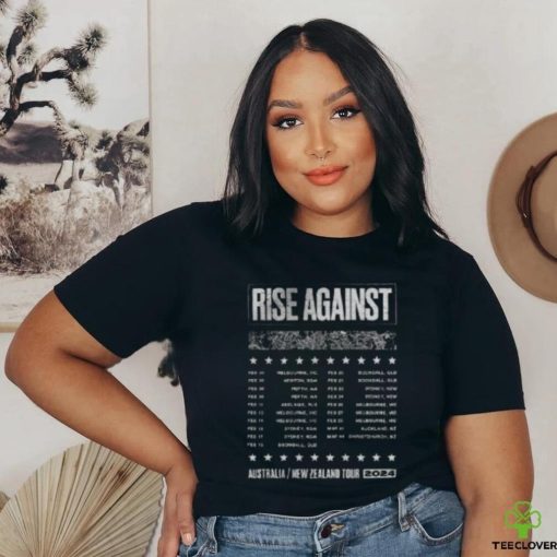 Artist First Merch Store Rise Against Nz 2024 Tour New Shirts