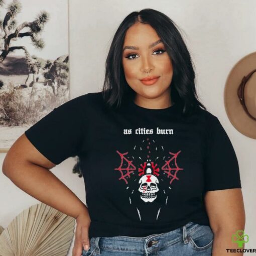 As Cities Copy Spider Skull T shirts