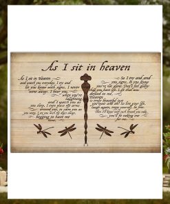 As i sit in heaven Horizontal Poster