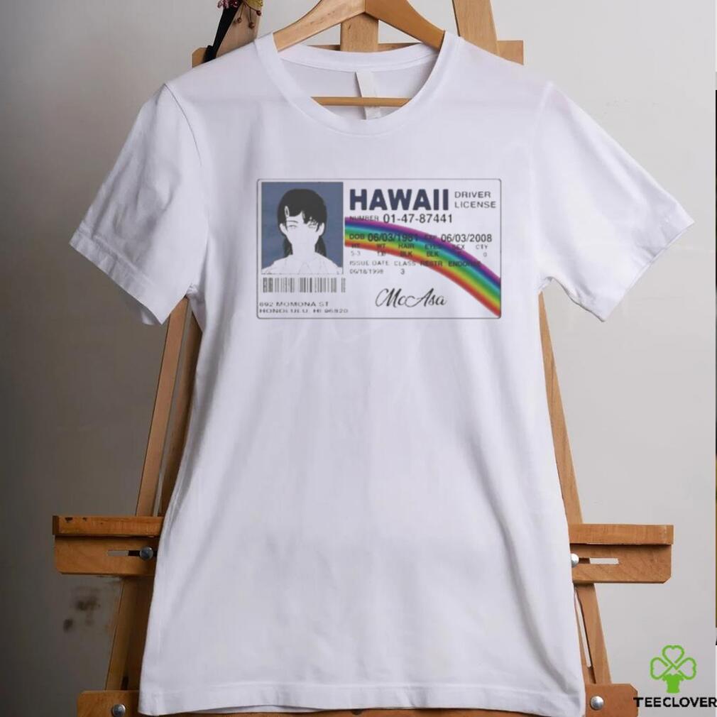 Asa Mitaka Hawaii Driver License Shirt Asa Mitaka Hawaii Driver License Shirt