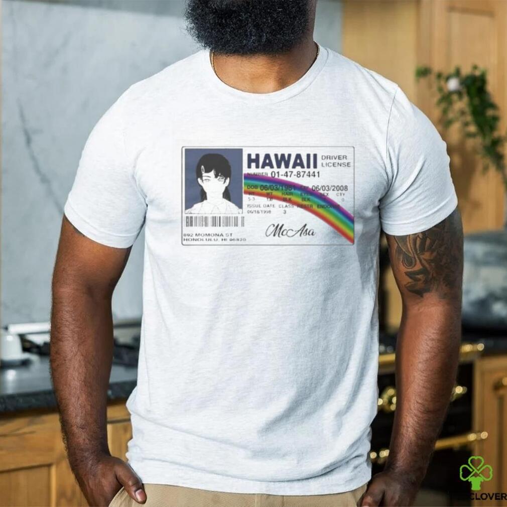 Asa Mitaka Hawaii Driver License Shirt Asa Mitaka Hawaii Driver License Shirt