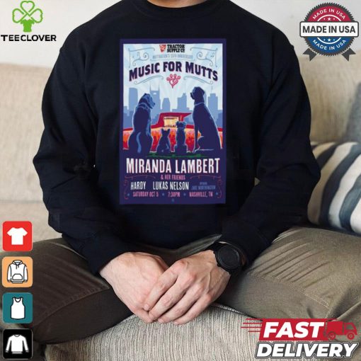 Ascend Amphitheater, Nashville TN Event Miranda Lambert & Friends Poster Shirt