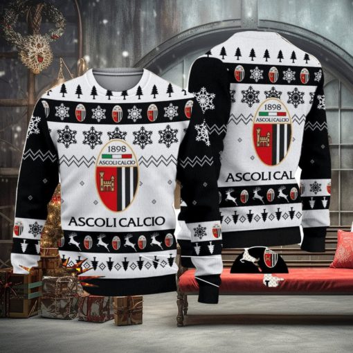 Ascoli Calcio 1898 Team Football Lega Serie A Ugly Christmas Sweater Christmas Gift