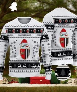 Ascoli Calcio 1898 Ugly Christmas Sweater Ideal Gift For Fans