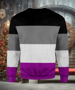 Asexual Pride Flag Ugly Christmas Sweater