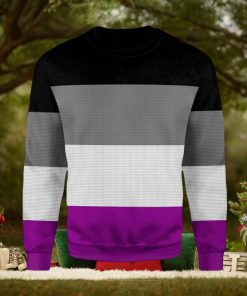 Asexual Pride Flag Ugly Christmas Sweater