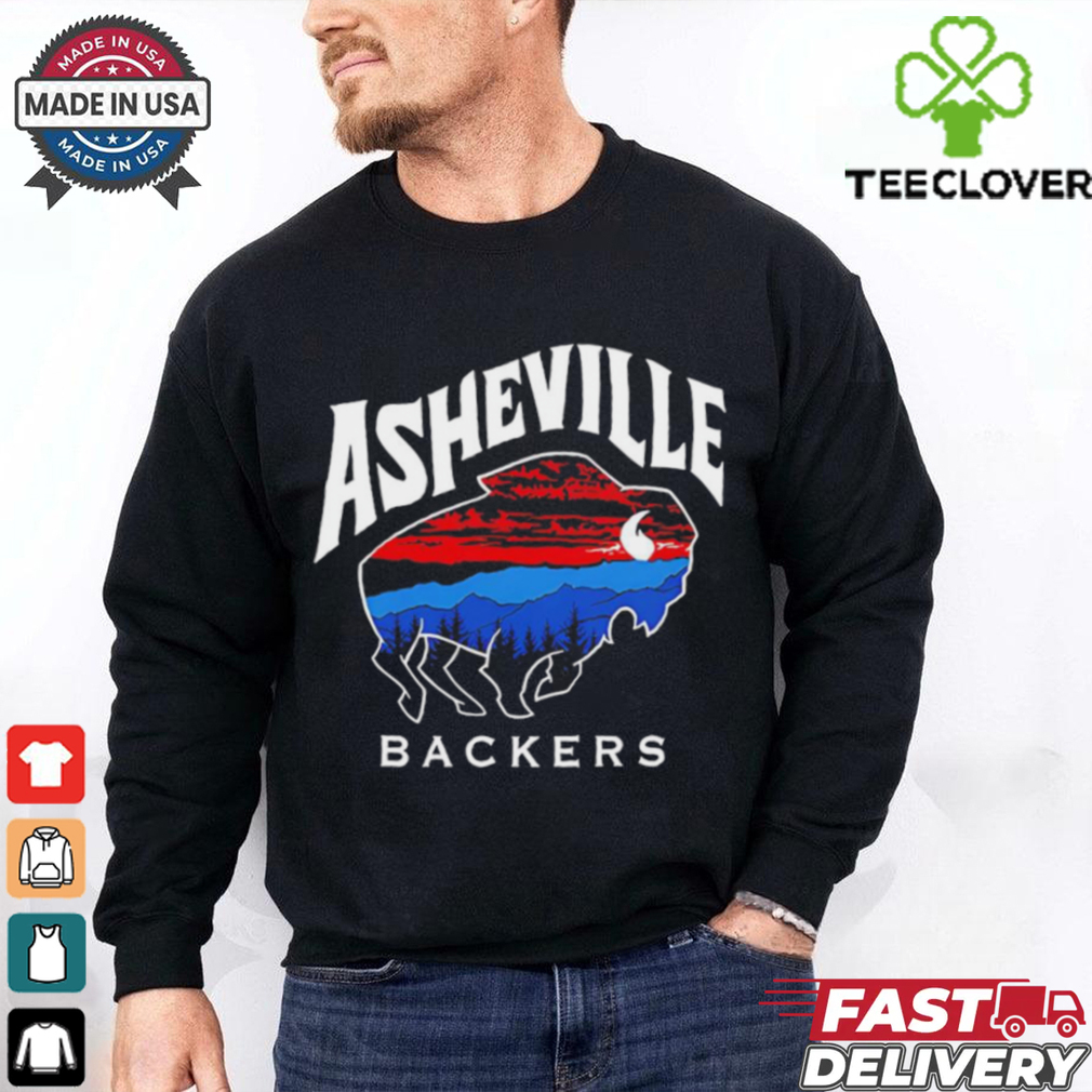 Asheville Backers Buffalo retro shirt Asheville Backers Buffalo retro shirt