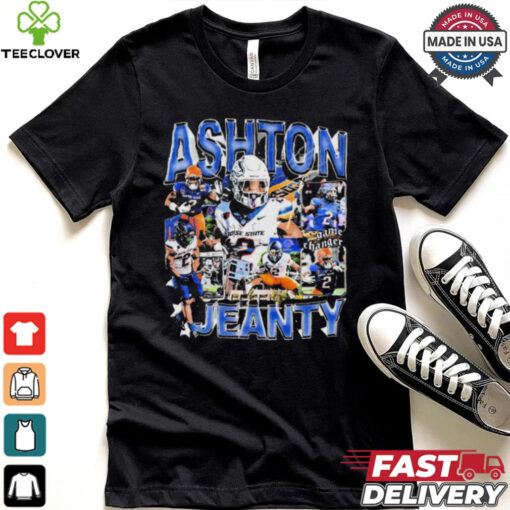 Ashton Jeanty #2 Boise State Broncos football Graphic t shirt