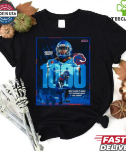 Ashton Jeanty Boise State Broncos first players to reach 1000 rushing yards this season shirt