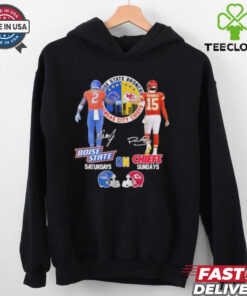 Ashton Jeanty Boise State On Saturdays X Patrick Mahomes Kansas City On Sundays Shirt