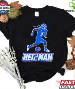 Ashton Jeanty Hei2man Boise State Broncos cartoon shirt