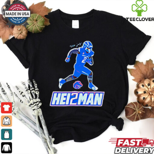 Ashton Jeanty Hei2man Boise State Broncos cartoon shirt