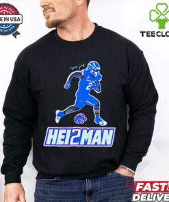 Ashton Jeanty Hei2man Boise State Broncos cartoon shirt