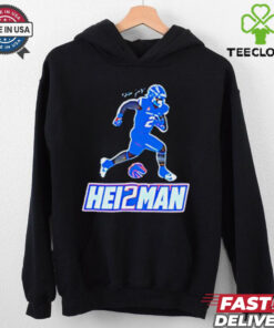 Ashton Jeanty Hei2man Boise State Broncos cartoon shirt