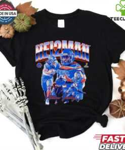 Ashton Jeanty Heisman Finalist Player Boise State Broncos Football shirt