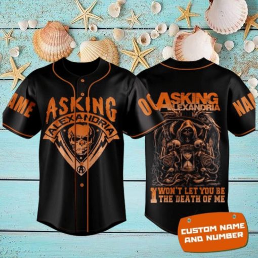 Asking Alexandria I Won’t Let You Be The Death Of Me Custom Baseball Jersey