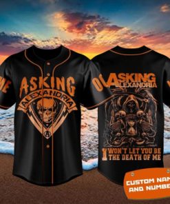 Asking Alexandria I Won’t Let You Be The Death Of Me Custom Baseball Jersey