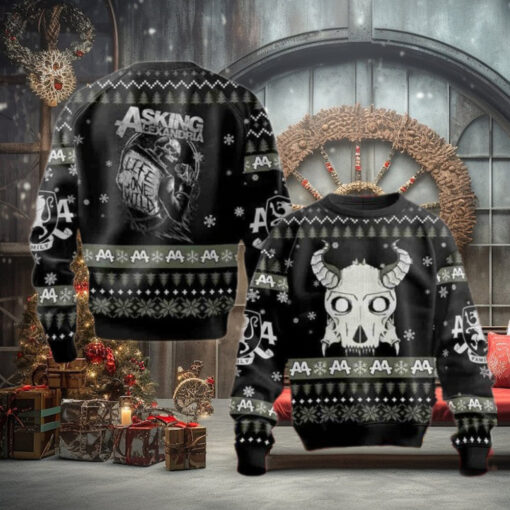 Asking Alexandria Rock Band Christmas Sweater Chirstmas Gifts 2024 Xmas For Family And Friends Ugly Sweater