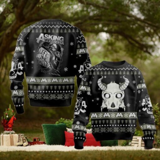 Asking Alexandria Rock Band Christmas Sweater Chirstmas Gifts 2024 Xmas For Family And Friends Ugly Sweater