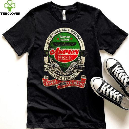 Aspen Beer Weylan Yutani Original and Genuine retro logo shirt