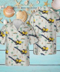 Asphalt Milling Machine Hawaiian Shirt Gift For Fans