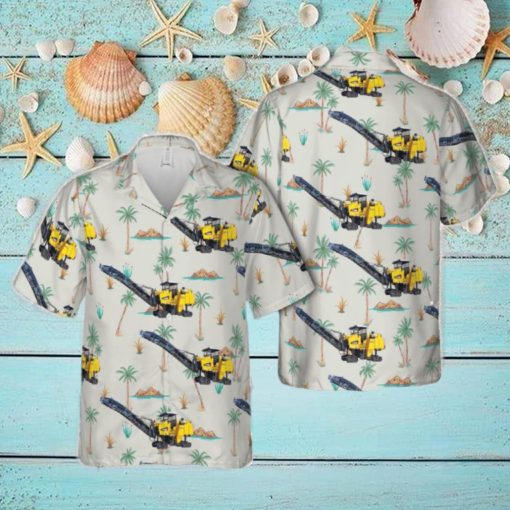 Asphalt Milling Machine Hawaiian Shirt Gift For Fans