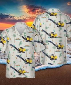 Asphalt Milling Machine Hawaiian Shirt Gift For Fans