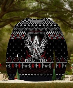 Assassin Is Creed Nothing Is True Everything Is Permitted Ugly Sweater Christmas Party