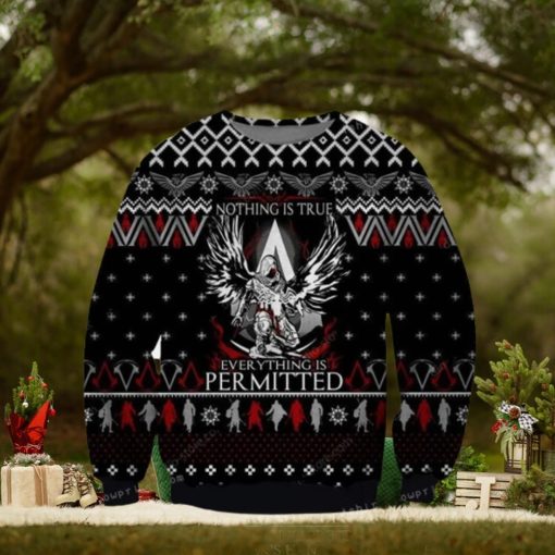 Assassin Is Creed Nothing Is True Everything Is Permitted Ugly Sweater Christmas Party