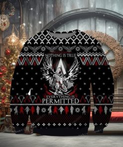 Assassin Is Creed Nothing Is True Everything Is Permitted Ugly Sweater Christmas Party