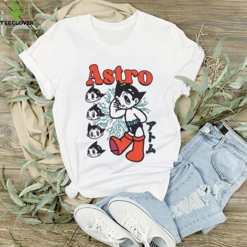 Astro Boy Heads Boyfriend Fit Girls T Shirt