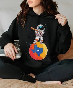 Astronaut Holding Baseball Bat Standing On Houston Astros Planet Stars hoodie, sweater, longsleeve, shirt v-neck, t-shirt