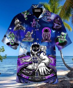 Astronaut Play Dj In The Space Hawaiian Shirts