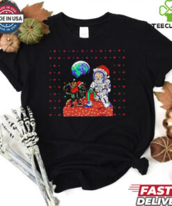 Astronaut Santa Claus Christmas shirt