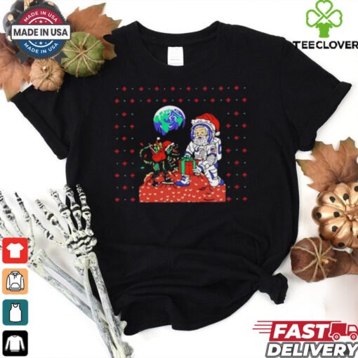 Astronaut Santa Claus Christmas shirt
