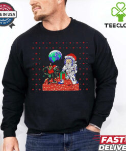 Astronaut Santa Claus Christmas shirt