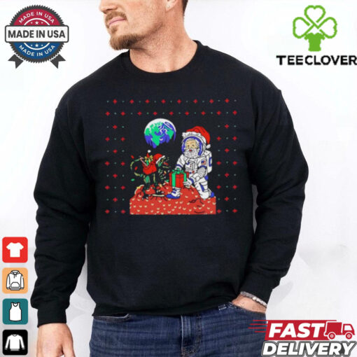 Astronaut Santa Claus Christmas shirt