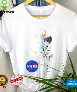 Astronaut Watercolor Nasa T Shirt