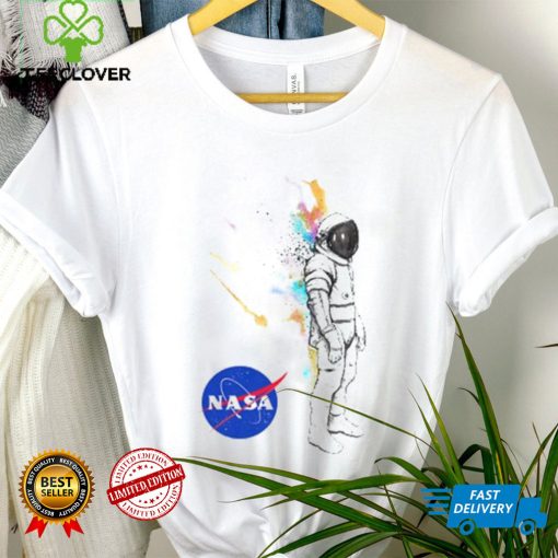 Astronaut Watercolor Nasa T Shirt