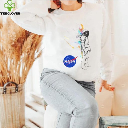 Astronaut Watercolor Nasa T Shirt