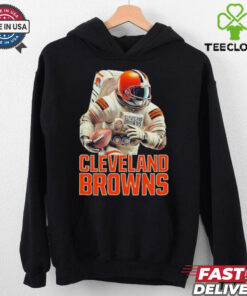 Astronaut in Mars Cleveland Browns shirt