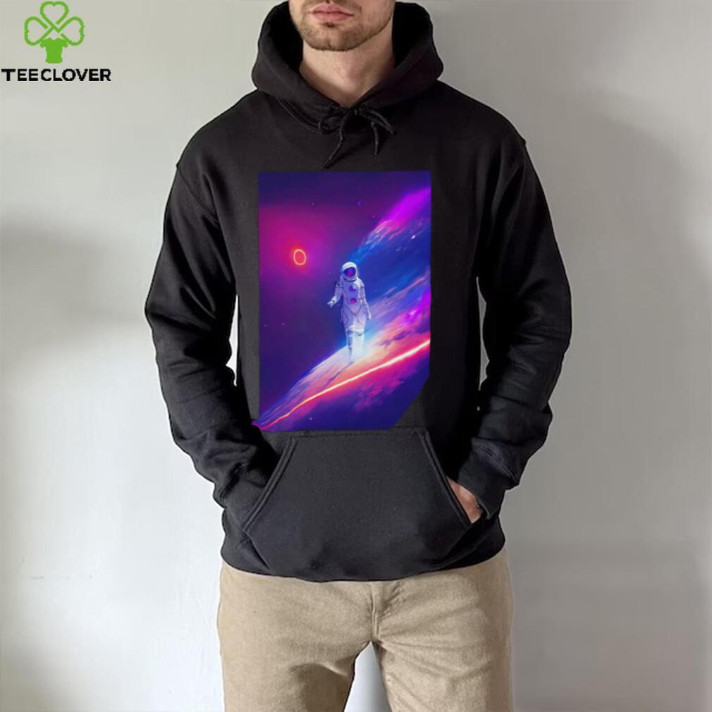 Astronaut walking in Space shirt Astronaut walking in Space shirt