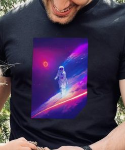 Astronaut walking in Space shirt 2 Astronaut walking in Space shirt