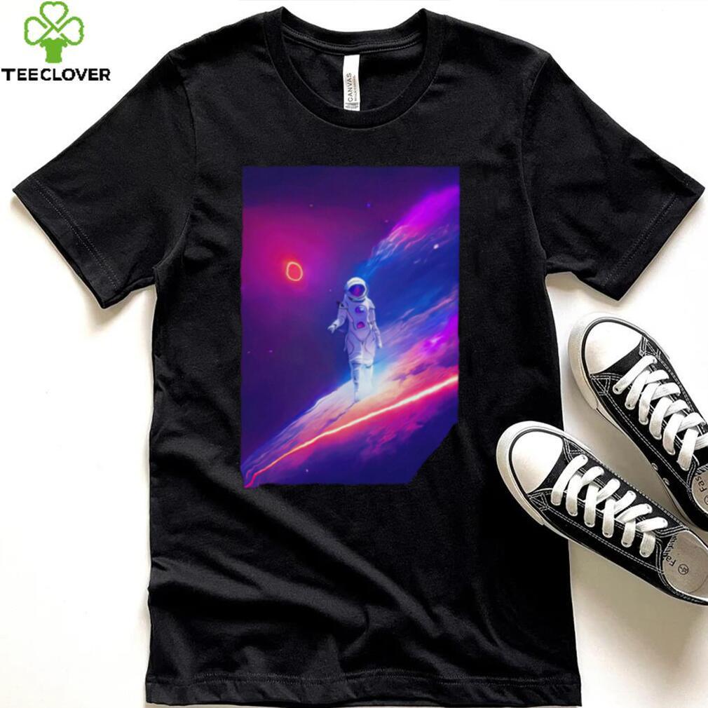 Astronaut walking in Space shirt Astronaut walking in Space shirt
